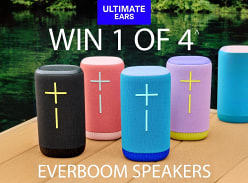 Win 1 of 4 Ultimate Ears Everboom Speakers