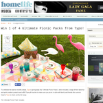 Win 1 of 4 ultimate picnic packs from Typo!