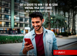 Win 1 of 40 $200 Virtual Visa Gift Cards