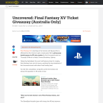 Win 1 of 40 double passes to attend attend 'Uncovered: Final Fantasy XV'!