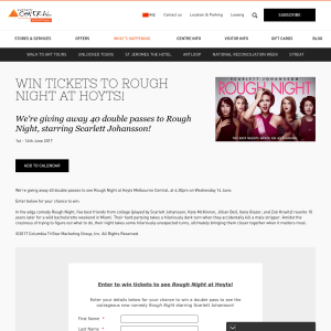 Win 1 of 40 Double Passes to preview screening of Rough Night