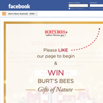 Win 1 of 40 gorgeous 'Burt's Bees' gift packs!