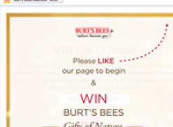 Win 1 of 40 gorgeous 'Burt's Bees' gift packs!