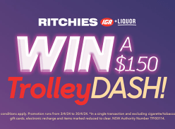 Win 1 of 400 $150 Ritchies Gift Card