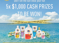 Win 1 of 5 $1,000 cash prizes!