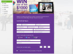 Win 1 of 5 $1,000 Eftpos gift cards!