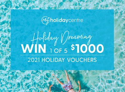 Win 1 of 5 $1,000 Holiday Vouchers