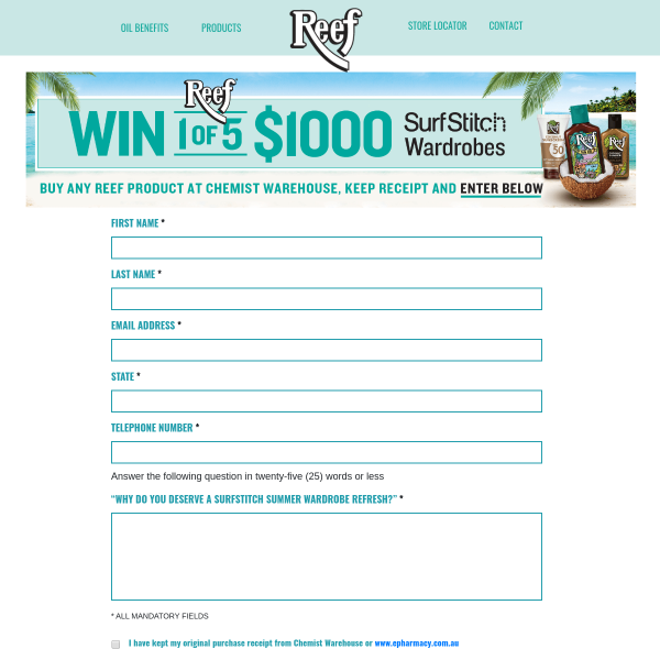 Win 1 of 5 $1,000 Shopping Sprees