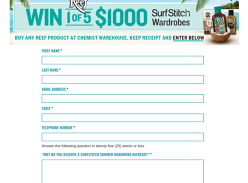 Win 1 of 5 $1,000 Shopping Sprees