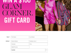Win 1 of 5 $100 GlamCorner Online Gift Cards