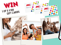 Win 1 of 5 $100 Kmart Gift Cards