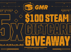 Win 1 of 5 $100 Steam Gift Cards
