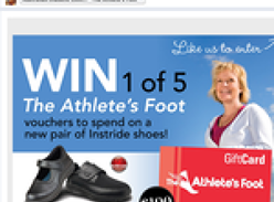 Win 1 of 5 $100 'The Athlete's Foot' gift vouchers!