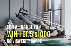 Win 1 of 5 $1000 Visa Cards