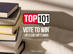 Win 1 of 5 $101 Gift Cards