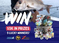 Win 1 of 5 $1k Fishing Bundles