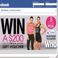 Win 1 of 5 $200 'Lorna Jane' vouchers!