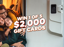 Win 1 of 5 $2000 Gift Cards