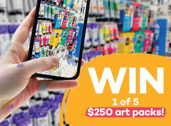 Win 1 of 5 $250 Art Packs