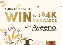 Win 1 of 5 $4K Visa Cards