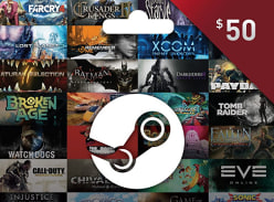 Win 1 of 5 $50 Steam Gift Cards