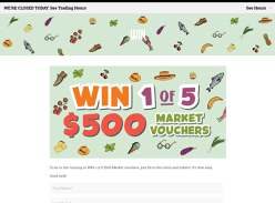 Win 1 of 5 $500 Shopping Sprees