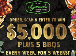 Win 1 of 5 $5K Cash Prizes