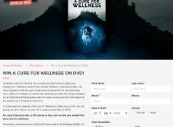 Win 1 of 5 A Cure for Wellness on DVD
