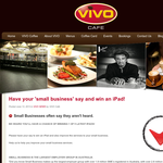 Win 1 of 5 Apple iPads! - Vivo Cafe