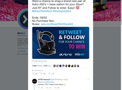 Win 1 of 5 ASTRO A50 Wireless Gaming Headsets & Base Station (XB1)