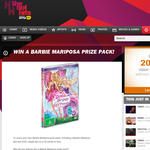 Win 1 of 5 'Barbie Mariposa' prize packs! 