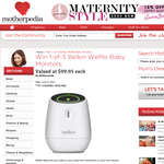 Win 1 of 5 Belkin WeMo Baby Monitors!