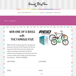 Win 1 of 5 bikes! - Enid Blyton