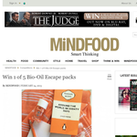WIn 1 of 5 Bio-Oil Escape packs!