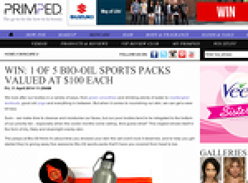 Win 1 of 5 'Bio-Oil' sports packs valued at $100 each!