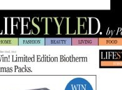 Win 1 of 5 Biotherm limited edition Christmas packs!