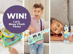 Win 1 of 5 Bluey Toy Packs