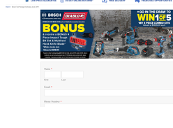Win 1 of 5 Bosch Power Tool Sets