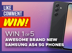 Win 1 of 5 Brand New Samsung A54 5g Phones