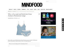Win 1 of 5 cami & brief sets from Jockey�s Parisienne range!