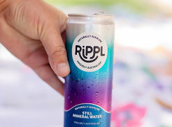 Win 1 of 5 Cases of Rippl Sparkling Water