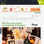 Win 1 of 5 cheese accompaniment hampers!