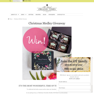 Win 1 of 5 Christmas Chocolate Medley Gift Boxes