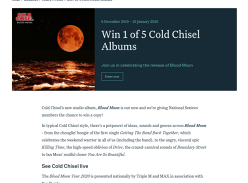 Win 1 of 5 Cold Chisel Albums