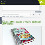 Win 1 of 5 copies of Filipino cookbook '7000 Islands'!