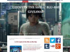 Win 1 of 5 copies of Ghost in the Shell on bluray