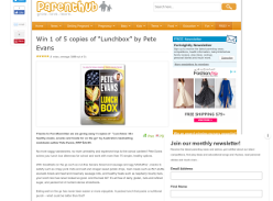 Win 1 of 5 copies of “Lunchbox” by Pete Evans