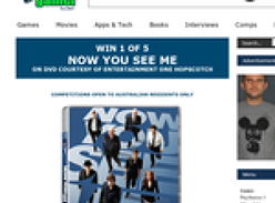 Win 1 of 5 copies of 'Now You See Me' on DVD!
