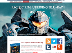 Win 1 of 5 copies of Pacific Rim: Uprising