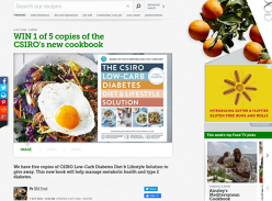 Win 1 of 5 Copies of The CSIRO's New Cookbook